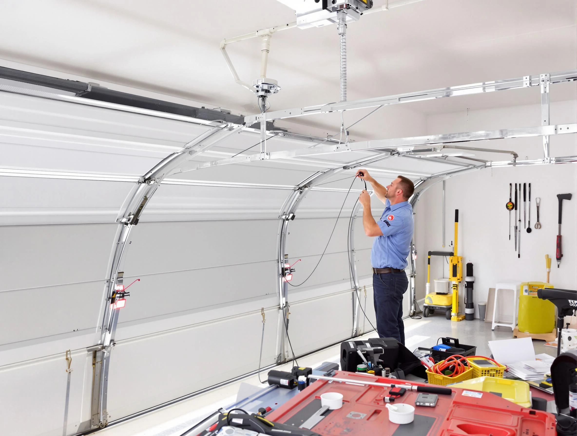 Garage door cable repair service by Jupiter Garage Door Repair in Jupiter